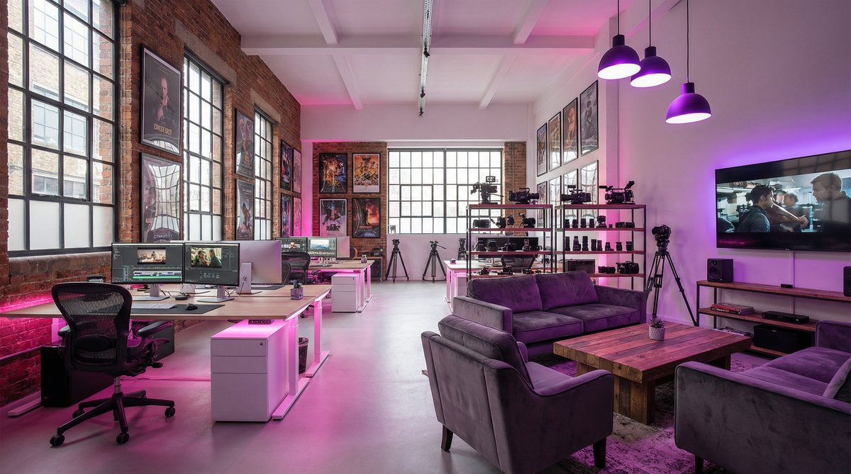 麻豆传媒影视传媒公司办公室